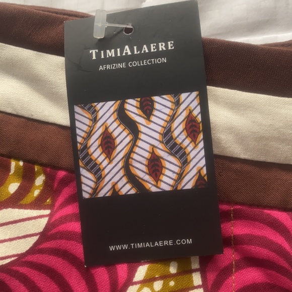 Shorts- Free Spirit Cotton Pink Circle Print - Picture 3 of 4